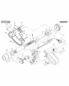 Buy A Ryobi AG202VK Spare part or Replacement part for Your Heat guns and Fix Your Machine Today